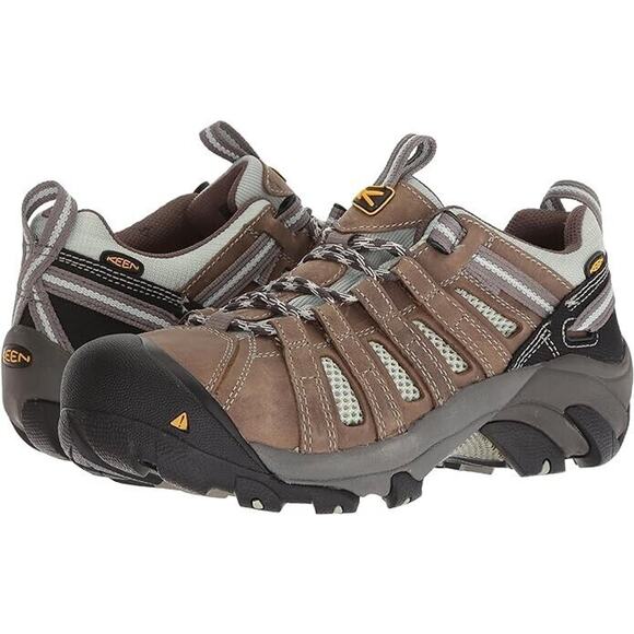 Keen Women's size 6M Flint Beige Steel Toe Work Shoe ~ runs small, NEW - Picture 2 of 8